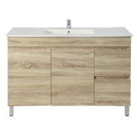 Berge White Oak Free Standing Vanity